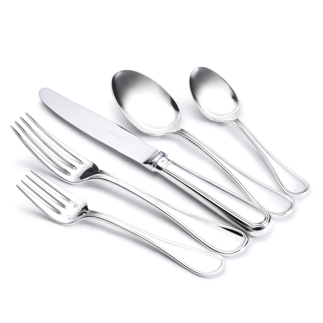 Amazon | クリストフルアルビシルバーメッキ5-piece夕食設定