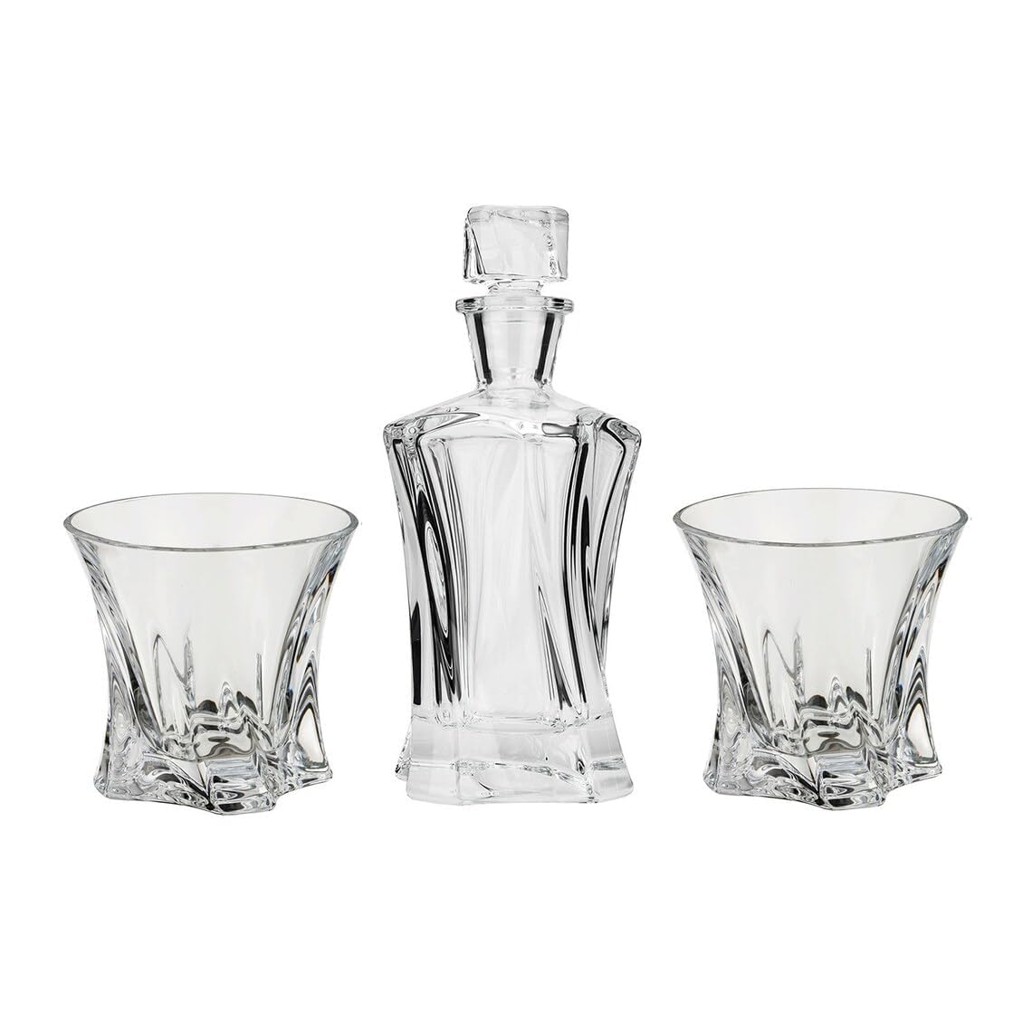 Amazon.com | Bohemia Crystal AU52610 1+2 Whiskey Set 