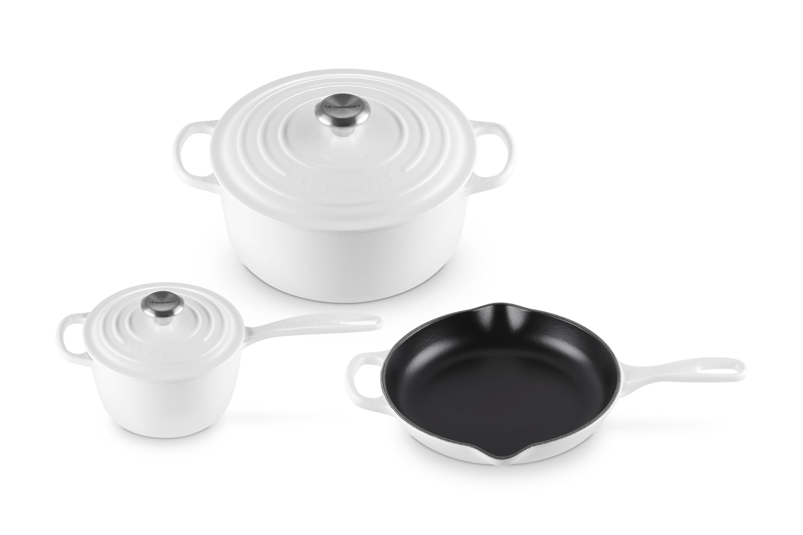 Amazon.com: Le Creuset Enameled Cast Iron Signature Cookware Set
