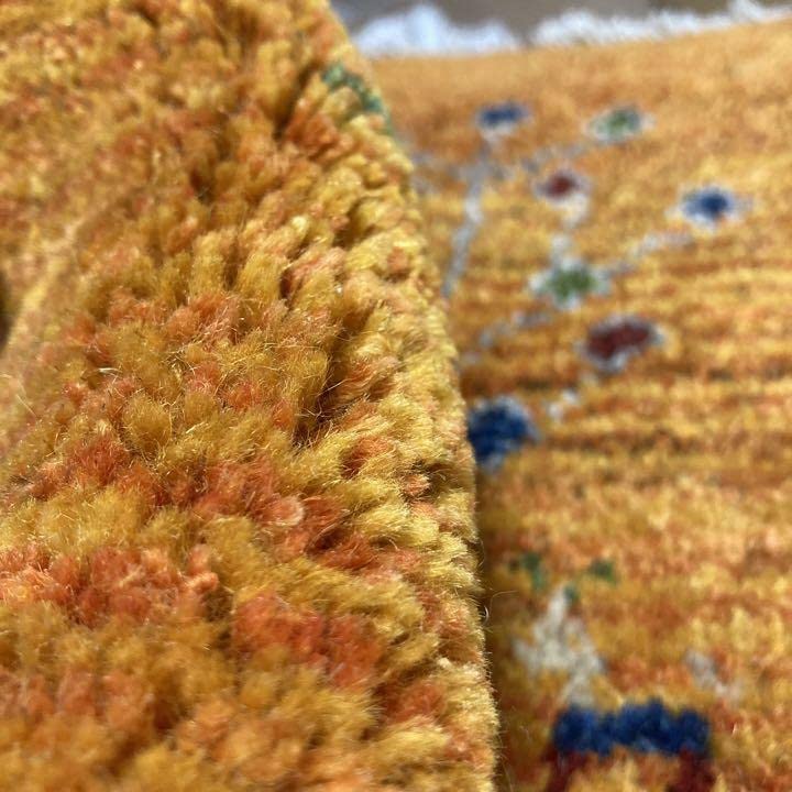 Amazon.co.jp: ギャッベ シラーズ産 座布団サイズ ペルシャ絨毯