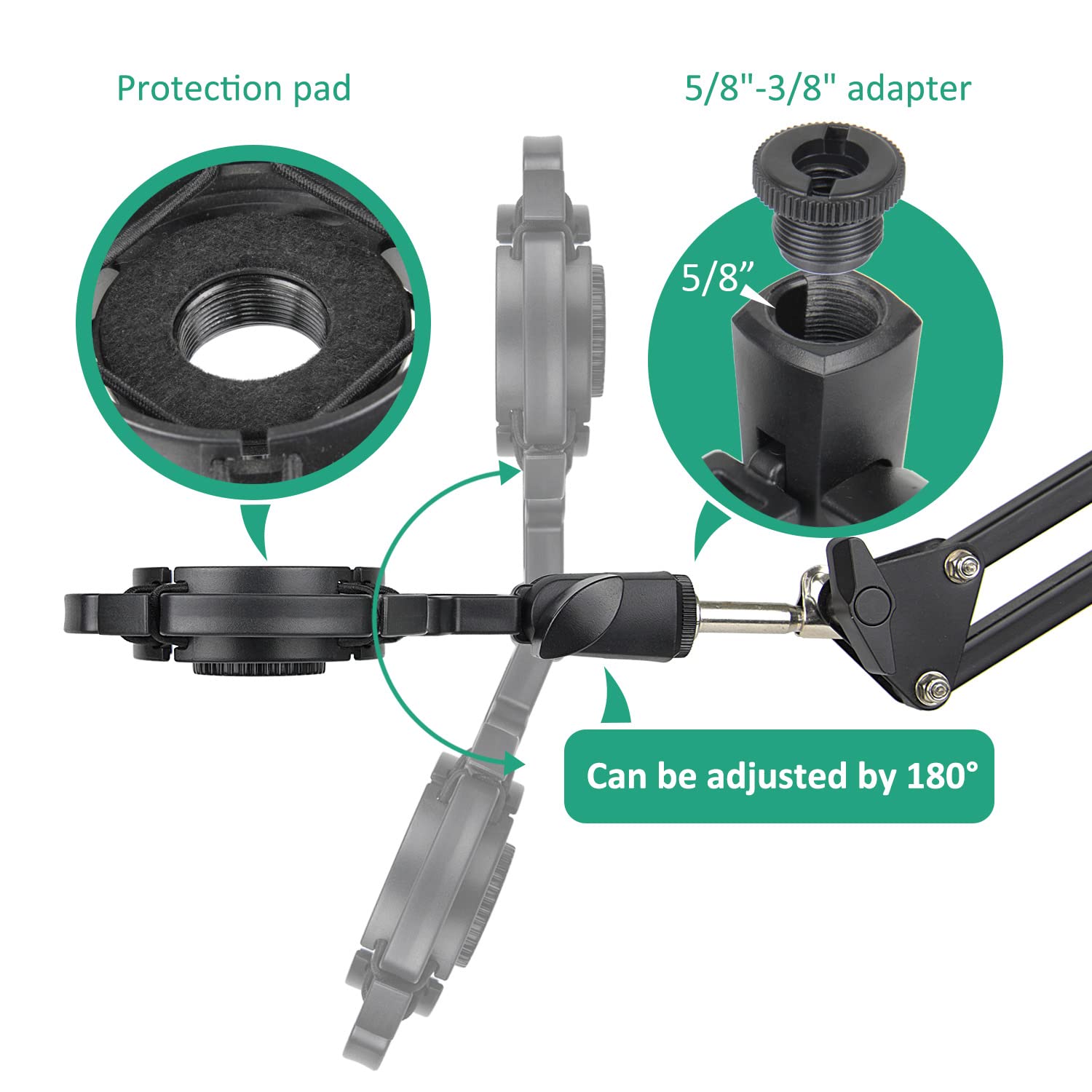 Amazon | AT2020 ポップフィルターとフォームウィンドスクリーン付き