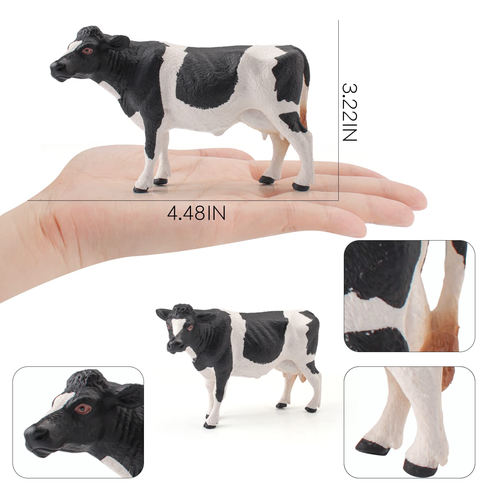 Amazon.co.jp: 大型 リアルな牛の置物 雄牛のおもちゃ 幼児用 丈夫