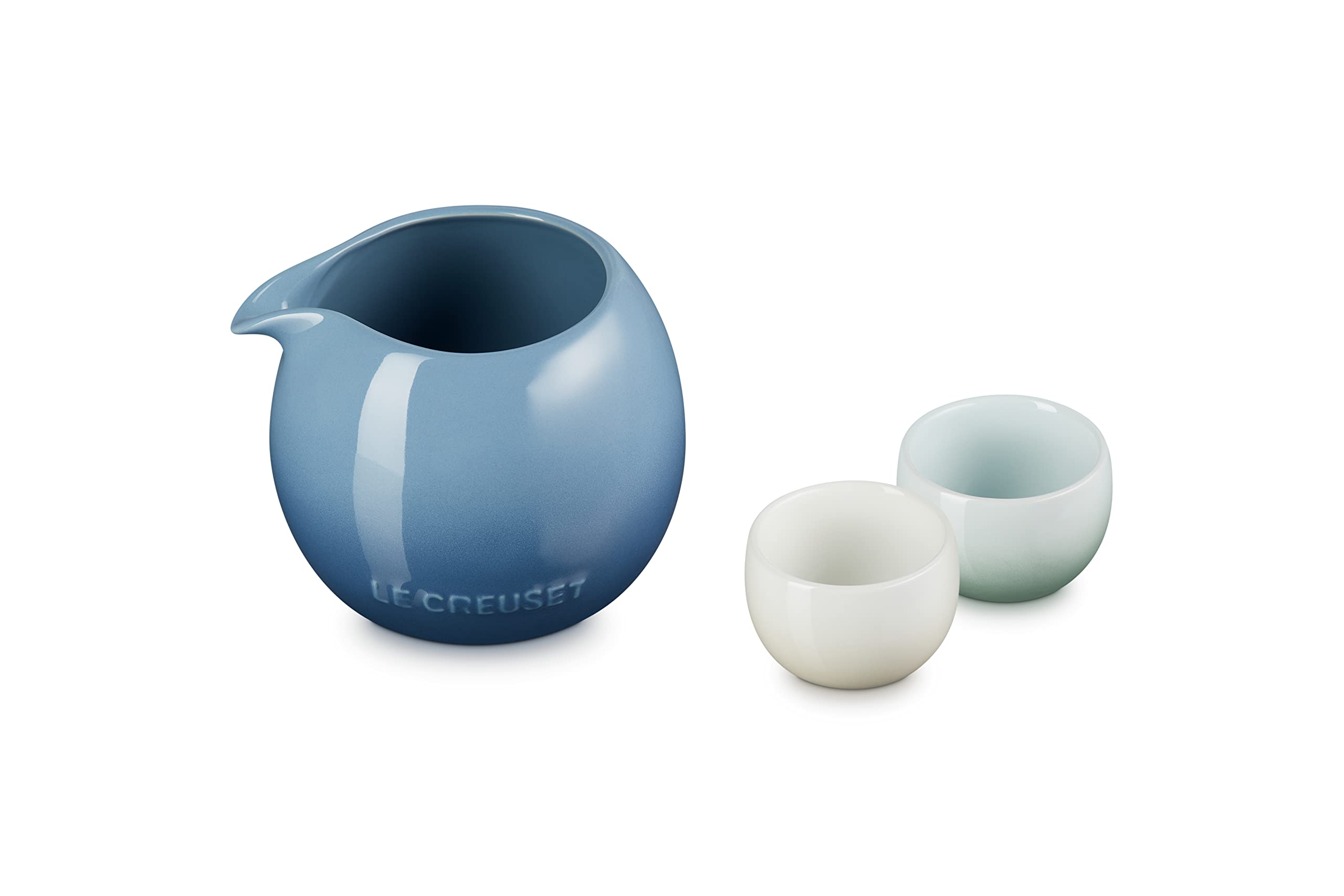 Amazon.co.jp: ル・クルーゼ(Le Creuset) 片口 おちょこSAKE セット 父