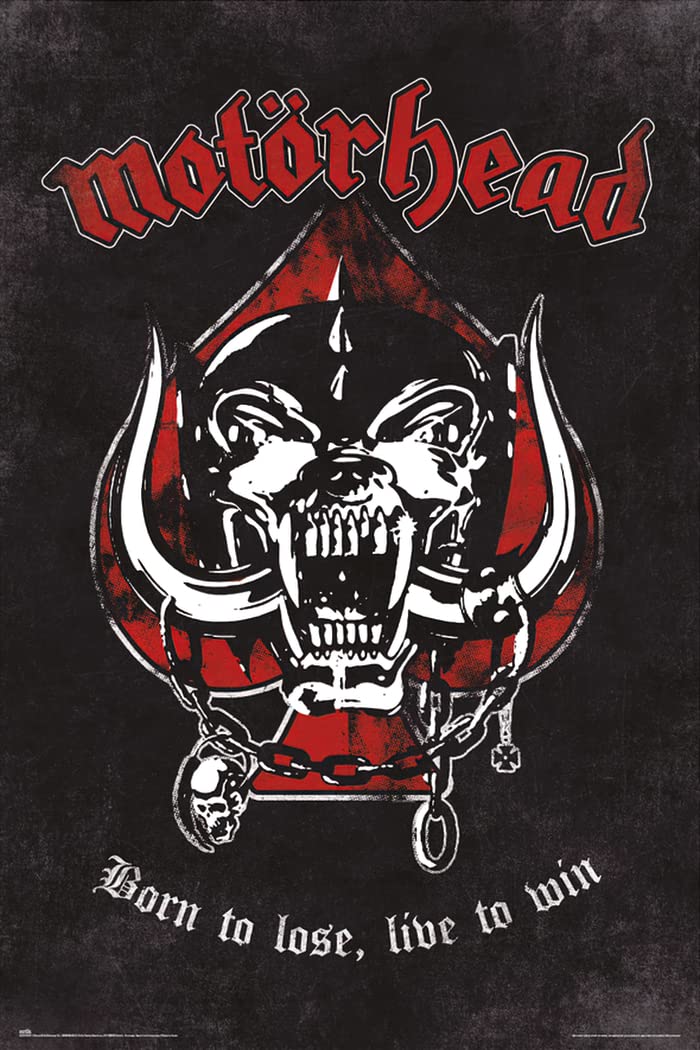 Amazon.com: Motorhead - Music Poster (Born To Lose, Live To Win