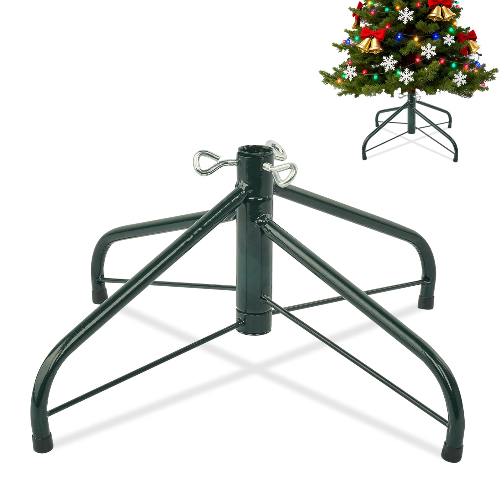 Amazon.co.jp: ELFJOY 回転キャスター付きクリスマスツリースタンド 3