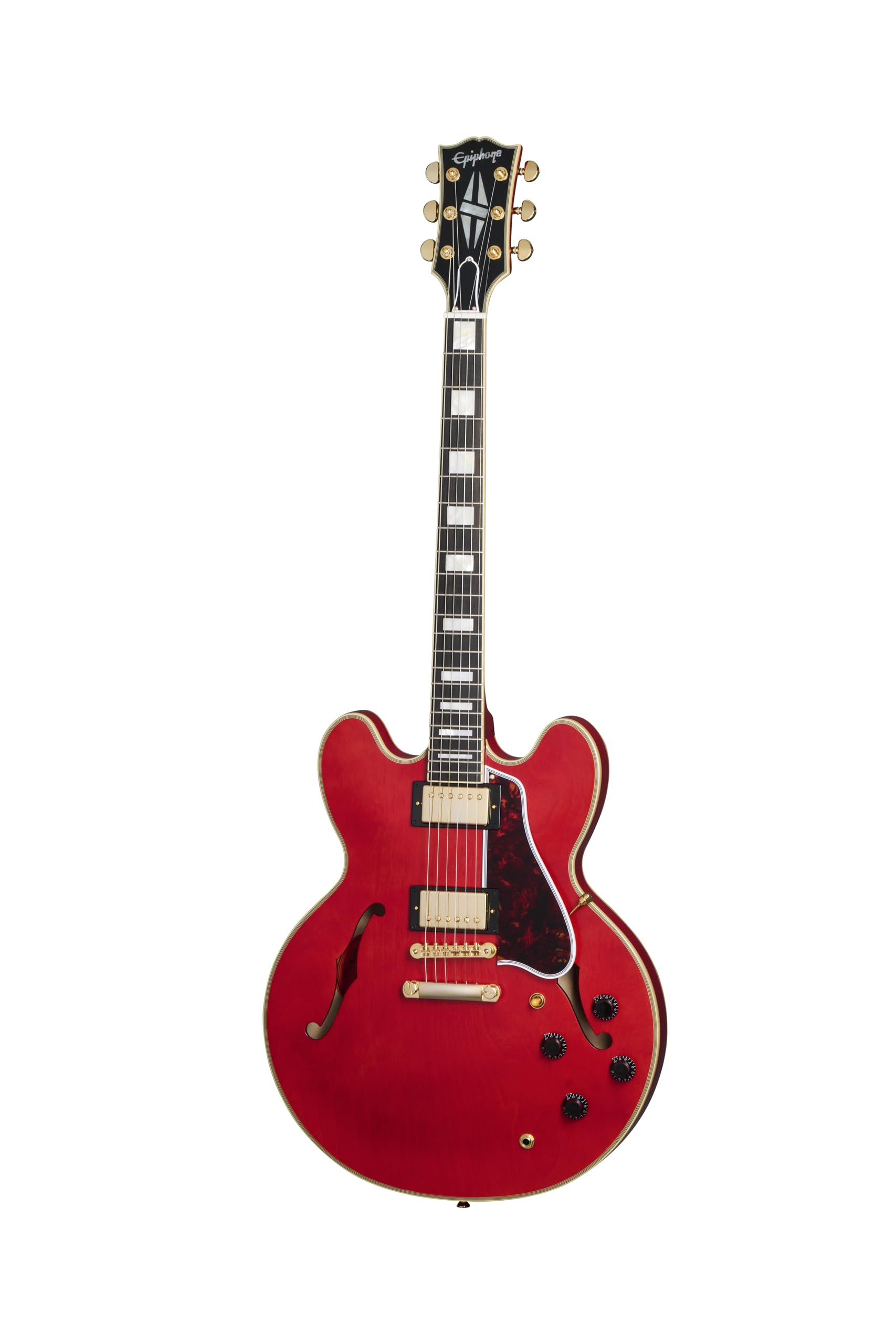 Amazon.com: Epiphone Inspired by Gibson Custom 1959 ES-355, Cherry