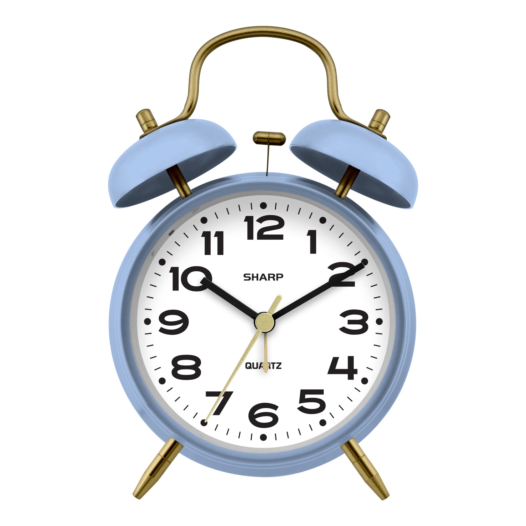 Amazon.com: Sharp Twin Bell Alarm Clock, Loud Alarm Great for