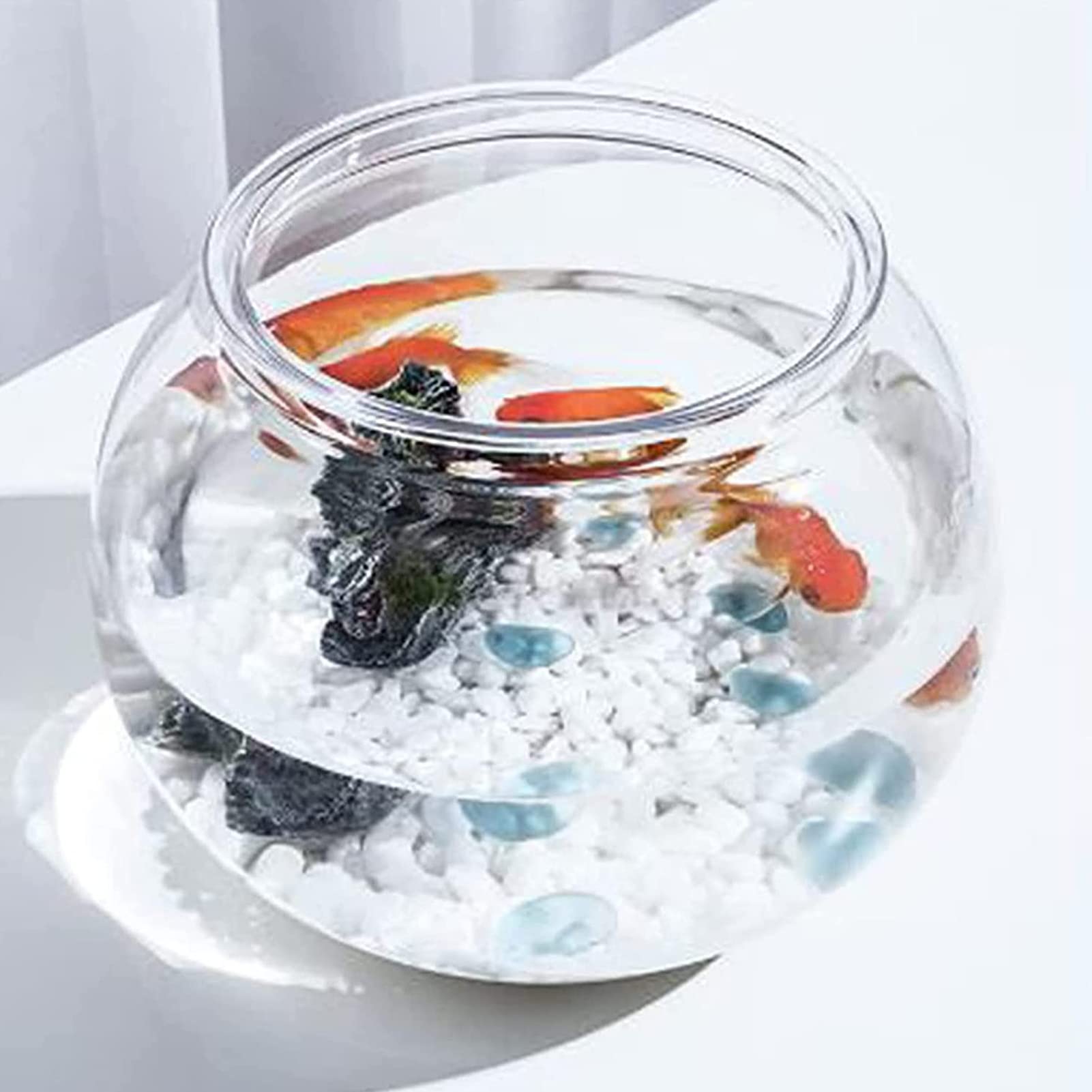 Amazon | 金魚鉢 丸型金魚鉢 ガラス容器 観葉植物 インテリア 容器