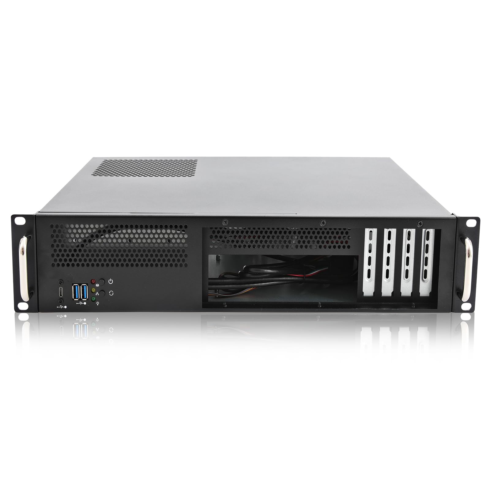 Amazon.co.jp: RackChoice 2U サーバーシャーシ 短い 奥行 14.2インチ