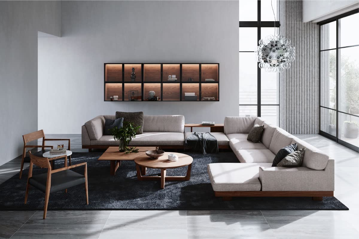 Amazon｜MASTERWAL(マスターウォール) デニッシュソファ Ⅱ 3シータ 幅