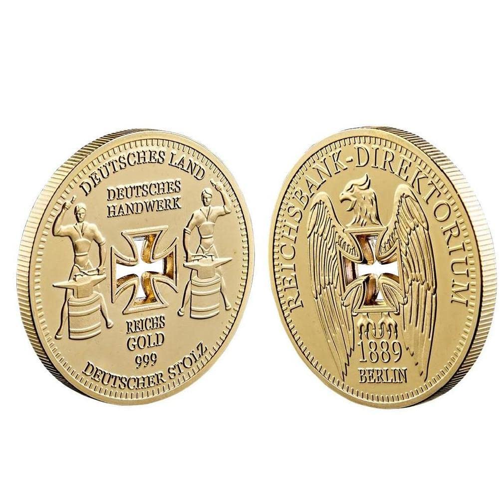 Amazon.co.jp: 記念コイン ドイツ帝国銀行 ホロ クロス イーグル 記念