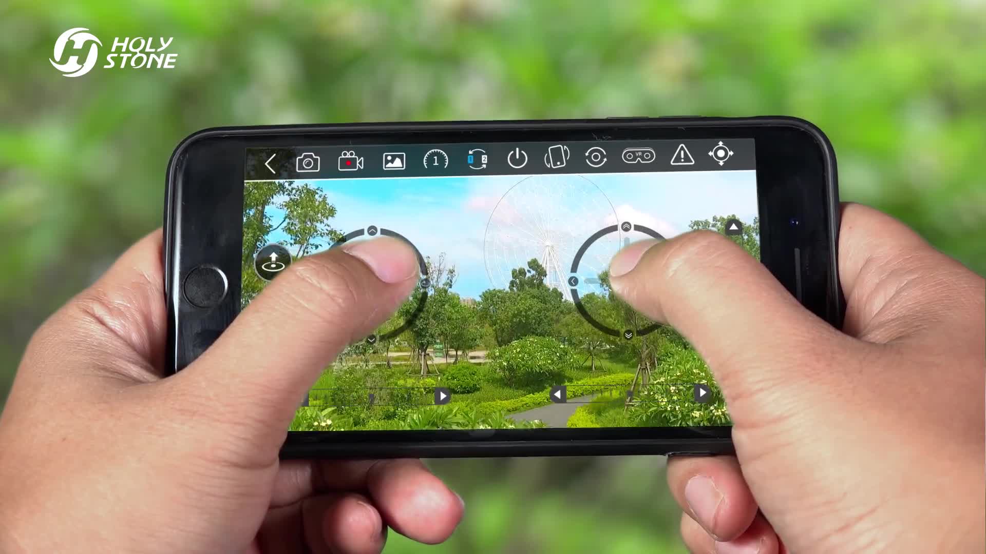 Amazon.co.jp: ドローン カメラ付き Holy Stone 折りたたみ式 1080P