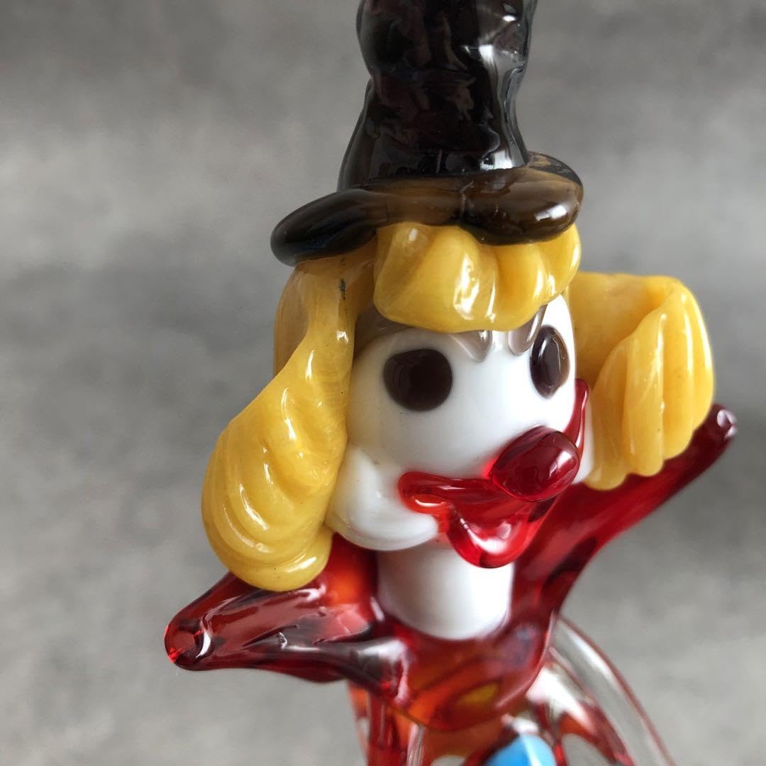 Amazon.co.jp: ムラーノガラス ピエロ 人形 イタリア ピエロ ガラス