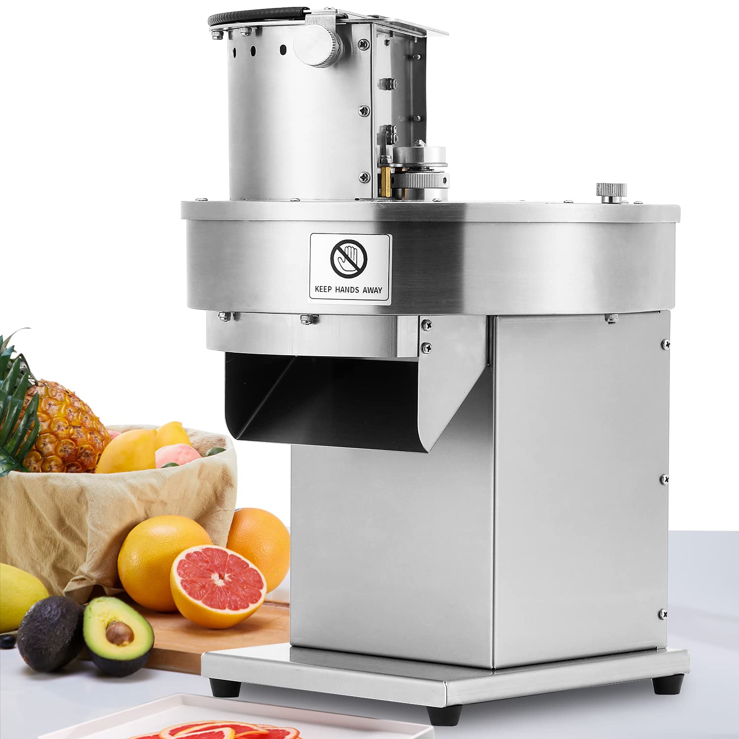 Amazon | Huanyu 電動スライサー 業務用 電動・手動両用 野菜