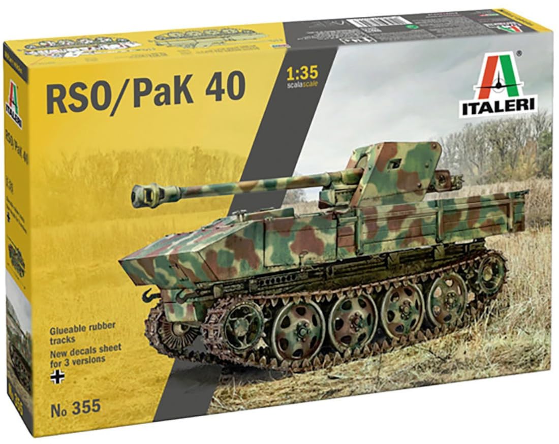 Amazon | プラッツ イタレリ 1/35 WW2 ドイツ 7.5cm Pak40/4搭載型 RSO