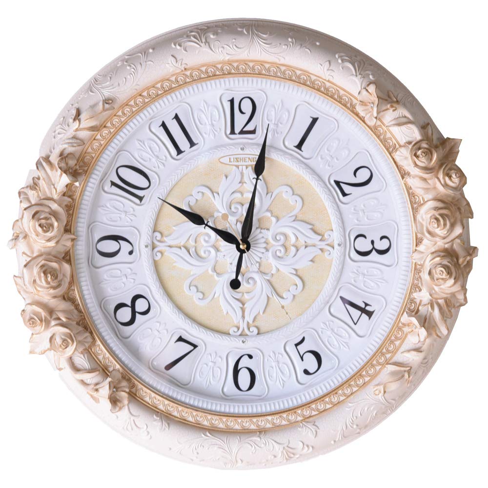 Amazon.co.jp: バロック調ラピスラズリの掛け時計WH 【ロココ調