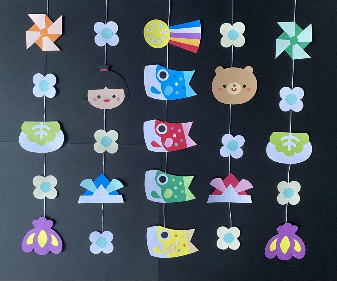 Amazon | 壁面飾り 吊るし飾り ガーランド 5月 こいのぼり こどもの日