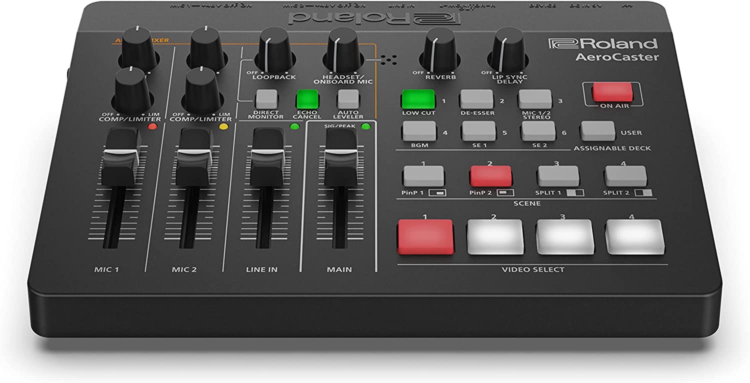 Amazon.com: Roland VRC-01 AeroCaster Bundle with Microphone Cable