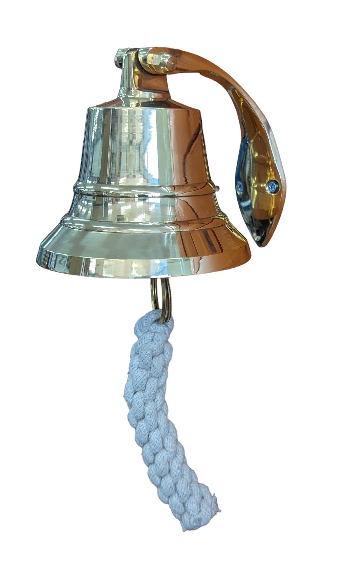 Amazon | 真鍮製 ブラケット付きシップベル 直径10cm 4インチサイズ