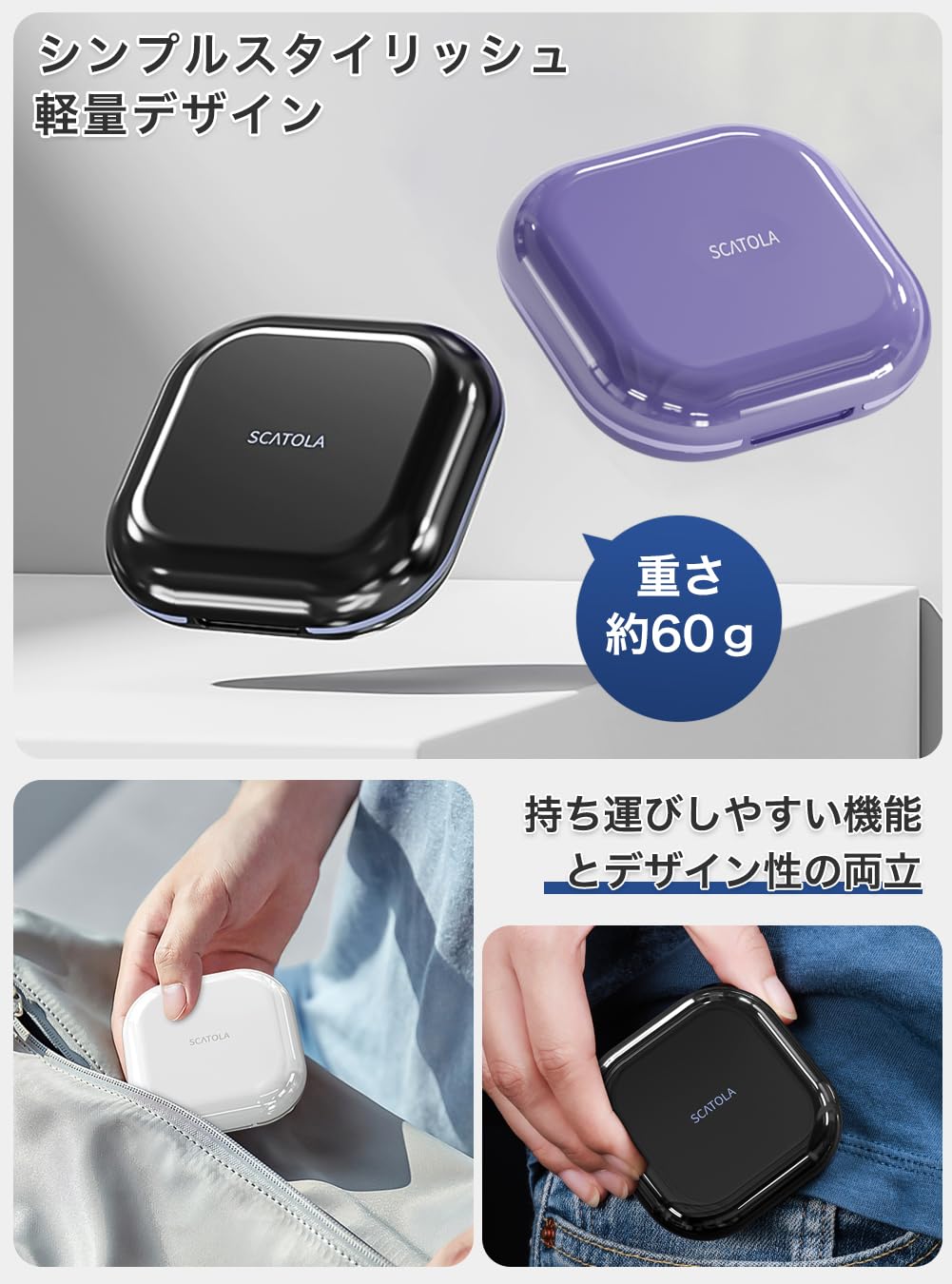 Amazon.co.jp: ピルケース 薬ケース 4分割タイプ 携帯用 おしゃれ