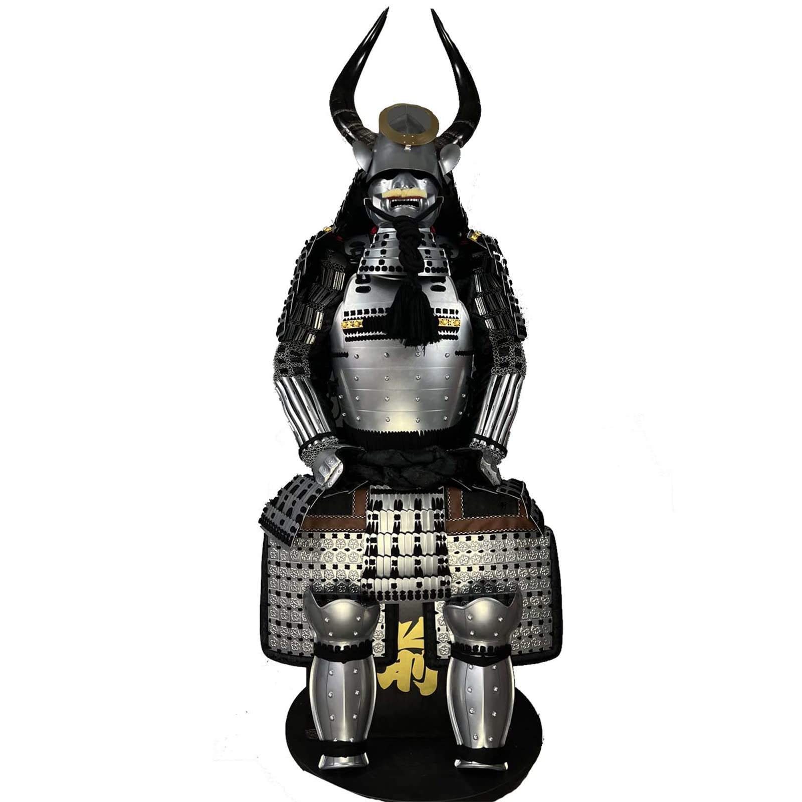 Amazon.co.jp: 手作り甲冑 兜 武士 鉄鎧 等身大甲冑 足 大人用 かぶる