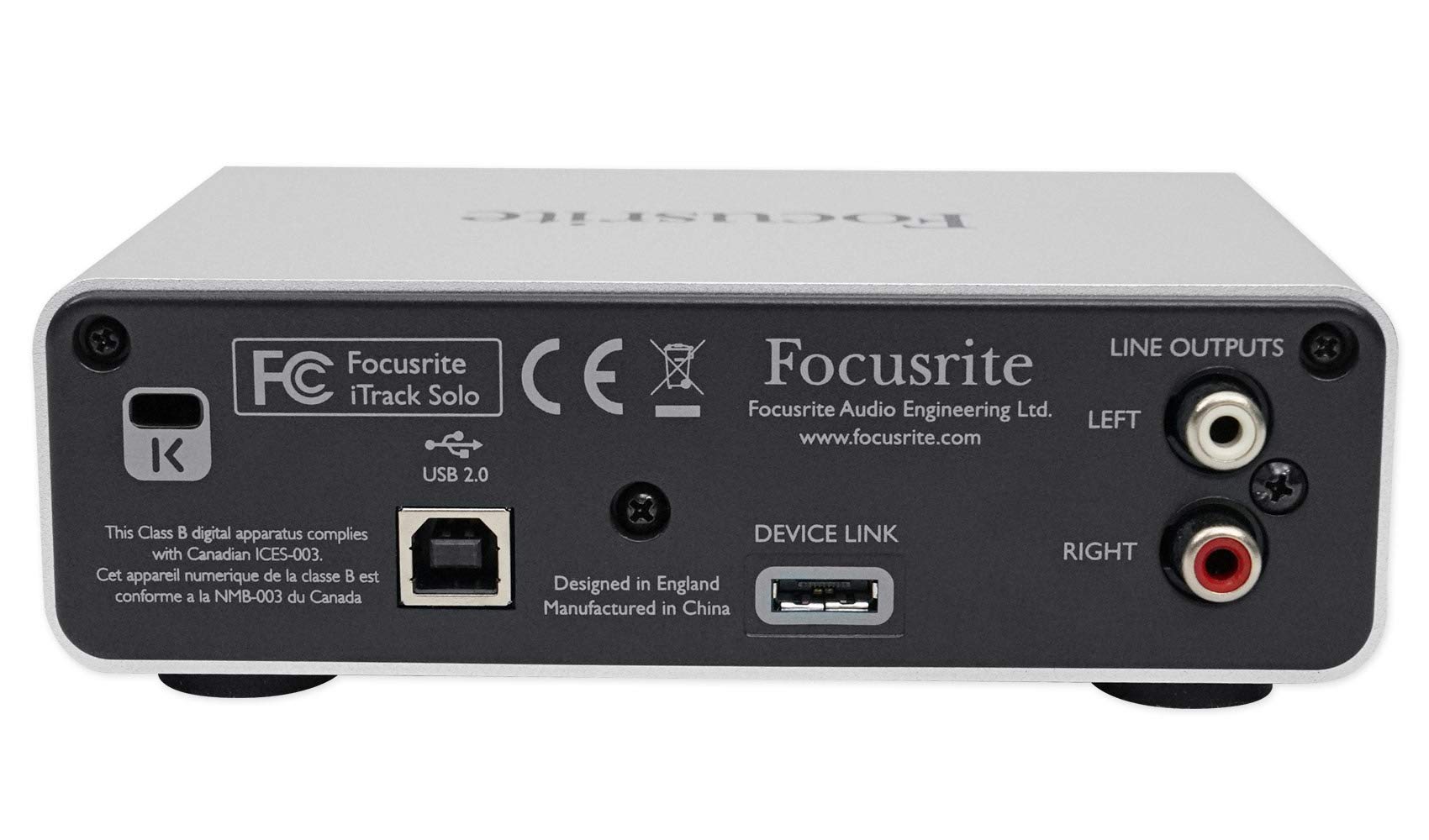 Amazon.com: Focusrite iTrack Solo Audio Interface for Mac, PC, and