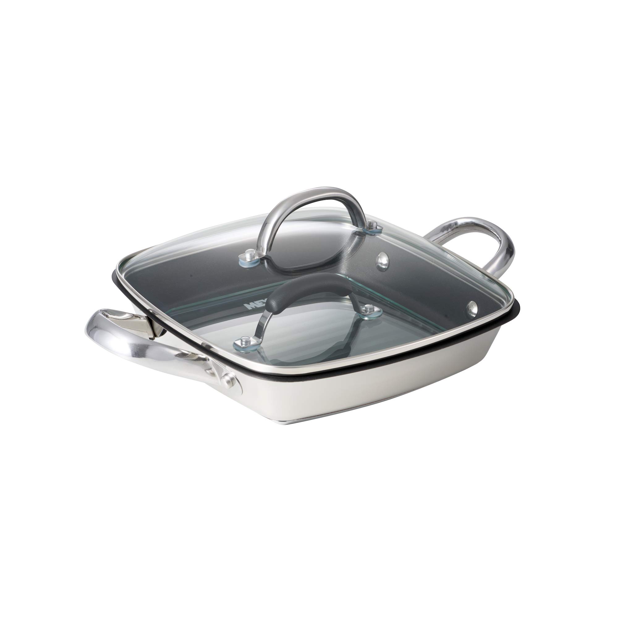 Amazon｜マイヤー(Meyer) グリルパン 24cm ステンレス ふっ素樹脂加工