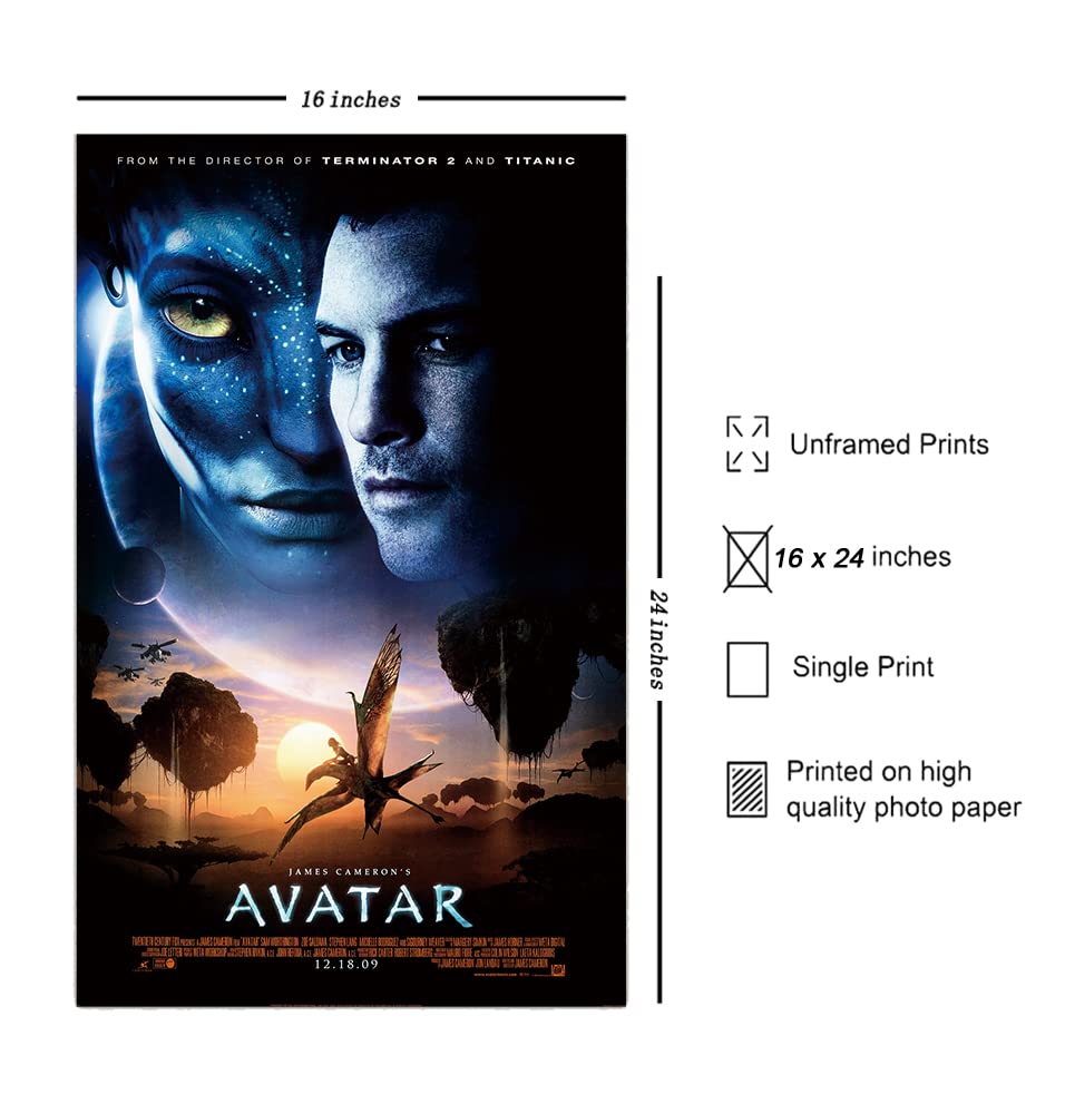 Amazon.co.jp: アバター 1 2009 映画 フレームなし 壁装飾ポスター