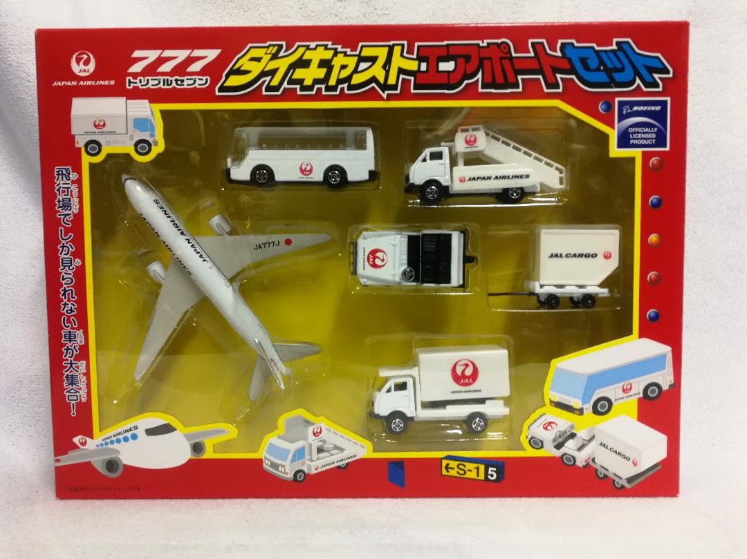 Amazon.co.jp: ダイキャスト エアポートセット JAL 777 トリプルセブン