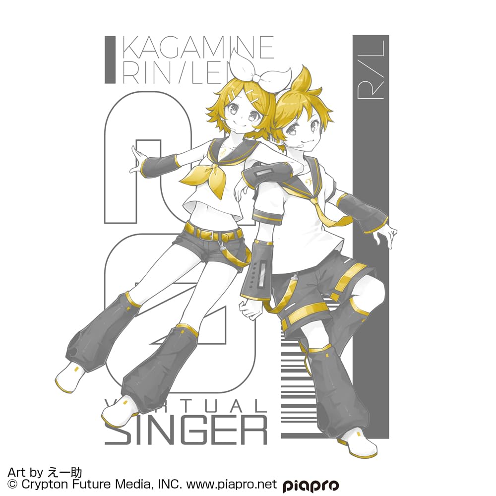 Amazon.co.jp: 【公式】コスパ 鏡音リン・レン 鏡音リン・レン Tシャツ