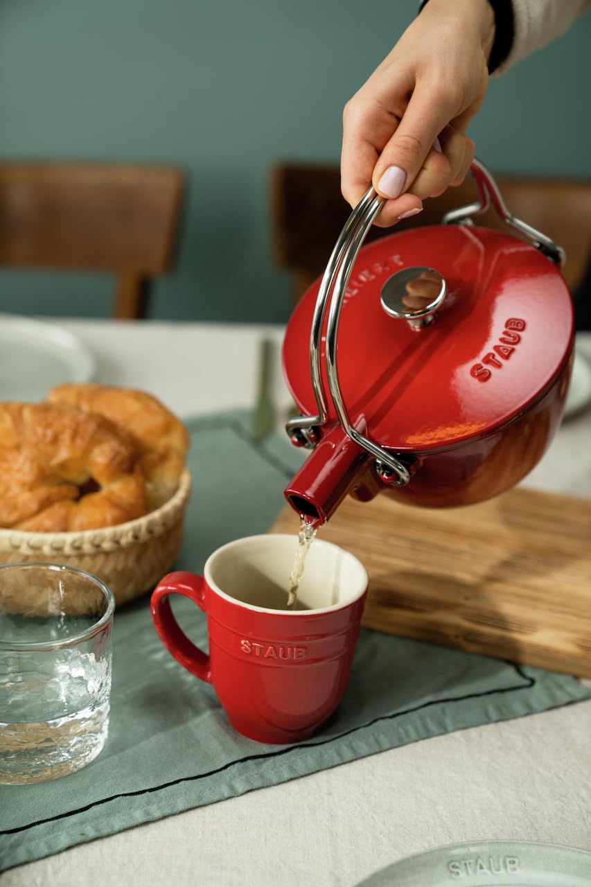 Amazon｜staub ストウブ 「 ラウンド ティーポット チェリー 16.5cm