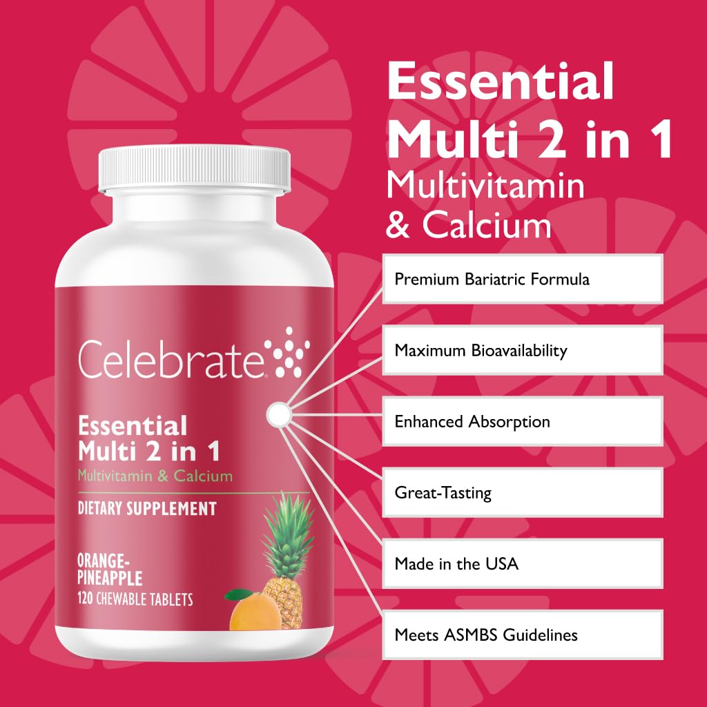 Amazon.com: Celebrate Vitamins 2-in-1 Bariatric Multivitamin with