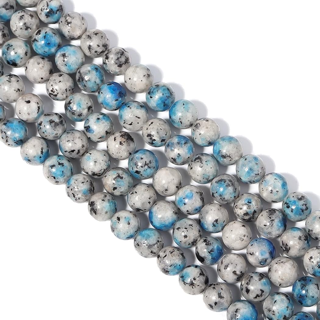 Amazon.co.jp: 天然保証 K2アズライト K2ブルー K2ストーン 1連 天然無