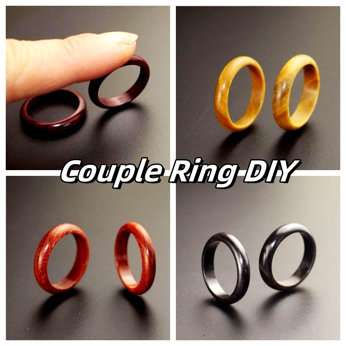 Amazon | DEUXPER サンダルウッドリング クラフトキット DIY手作り