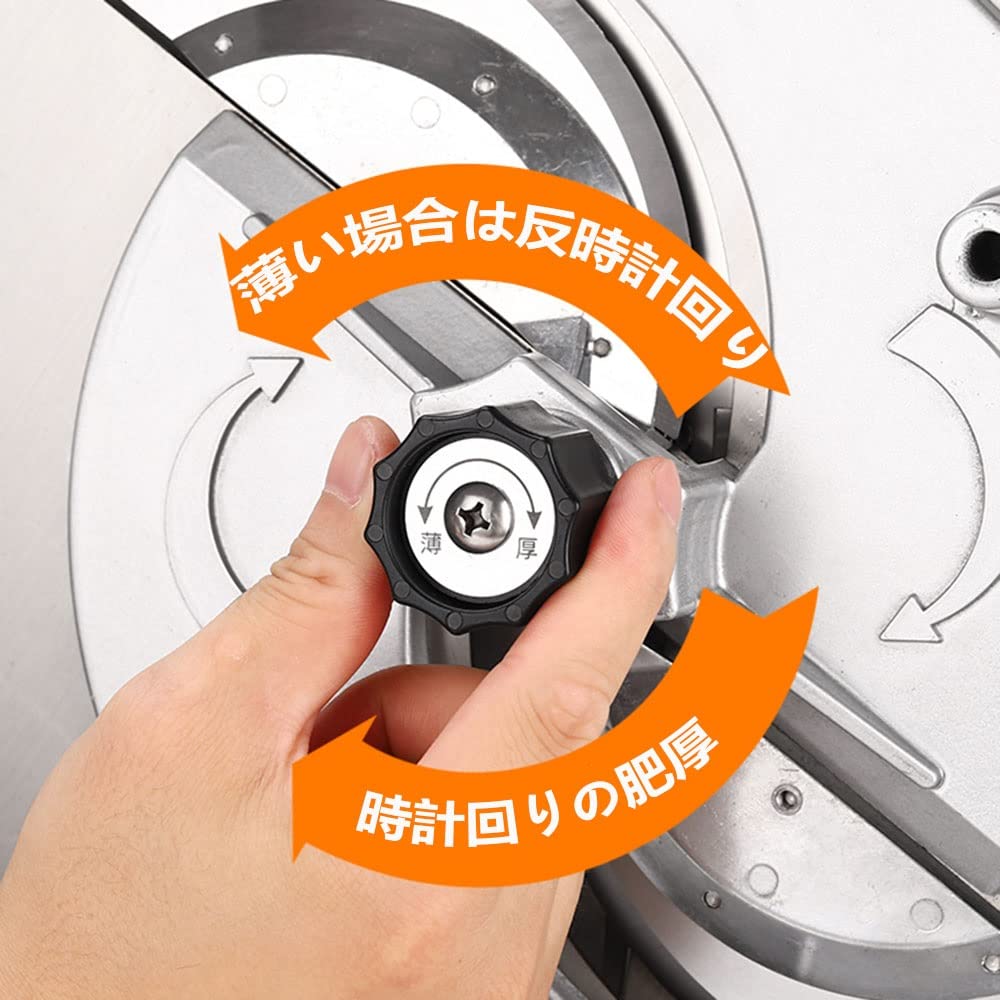 Amazon｜果物スライサー 電動スライサー 304#ステンレス鋼 回転式 野菜