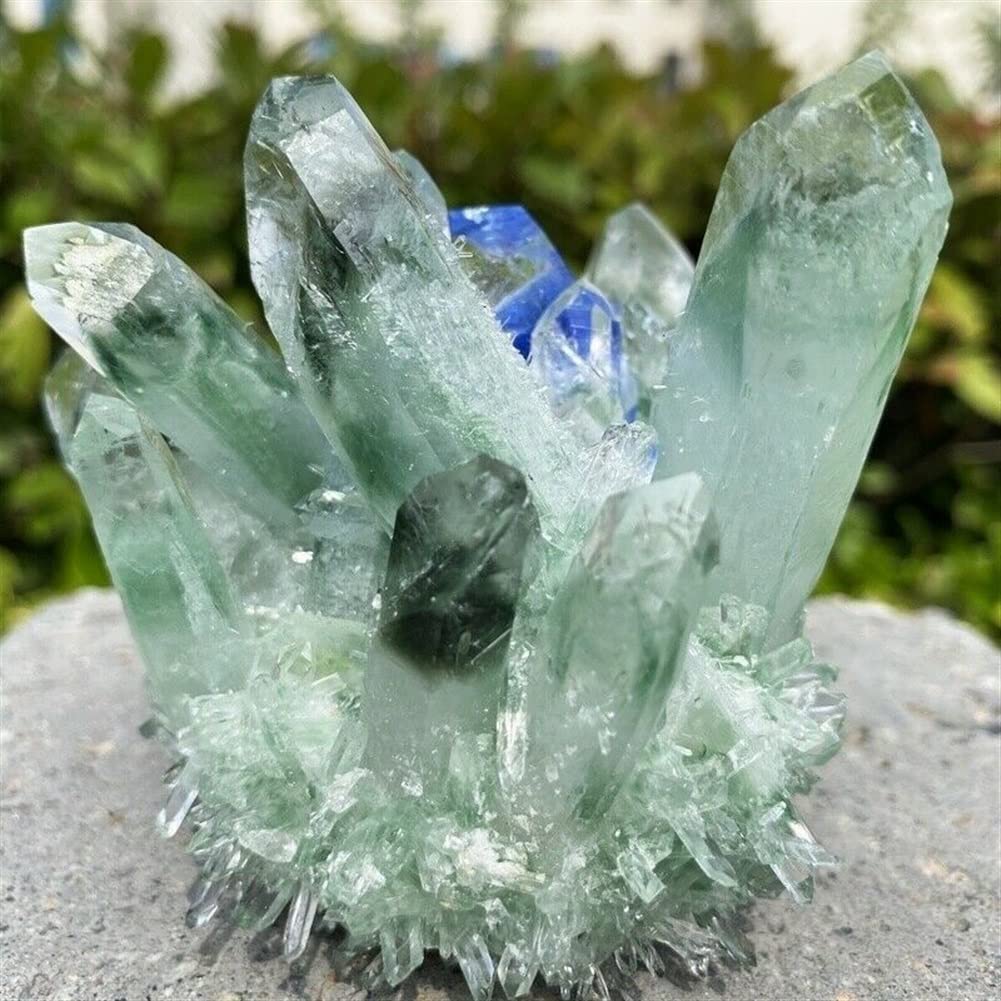 Amazon.co.jp: 天然水晶原石 300 グラム/500 グラム美しい天然水晶緑と