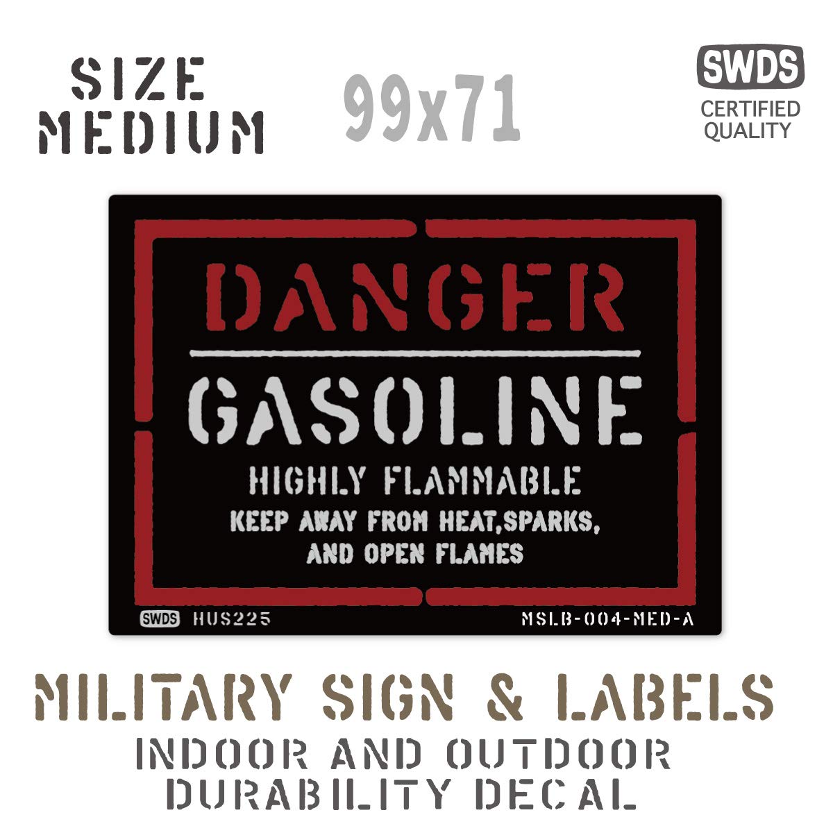 Amazon.co.jp: ミリタリー ステシル サイン＆ラベルズ ステッカー