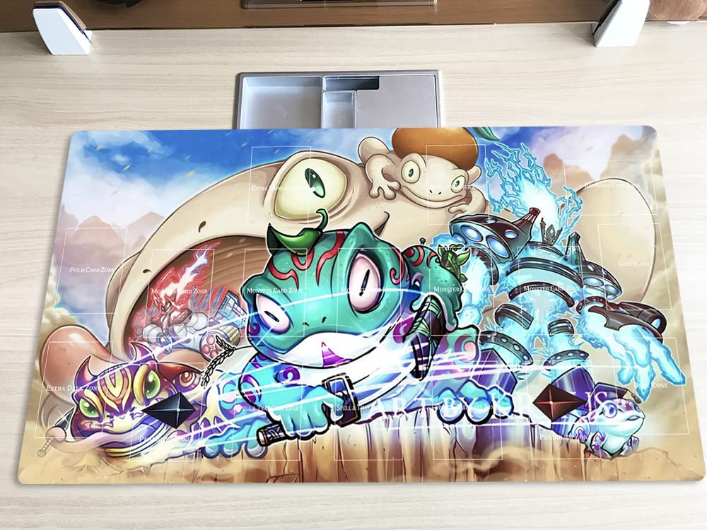 Amazon.com: New Mlikemat Playmat Spright X Frogs TCG CCG OCG