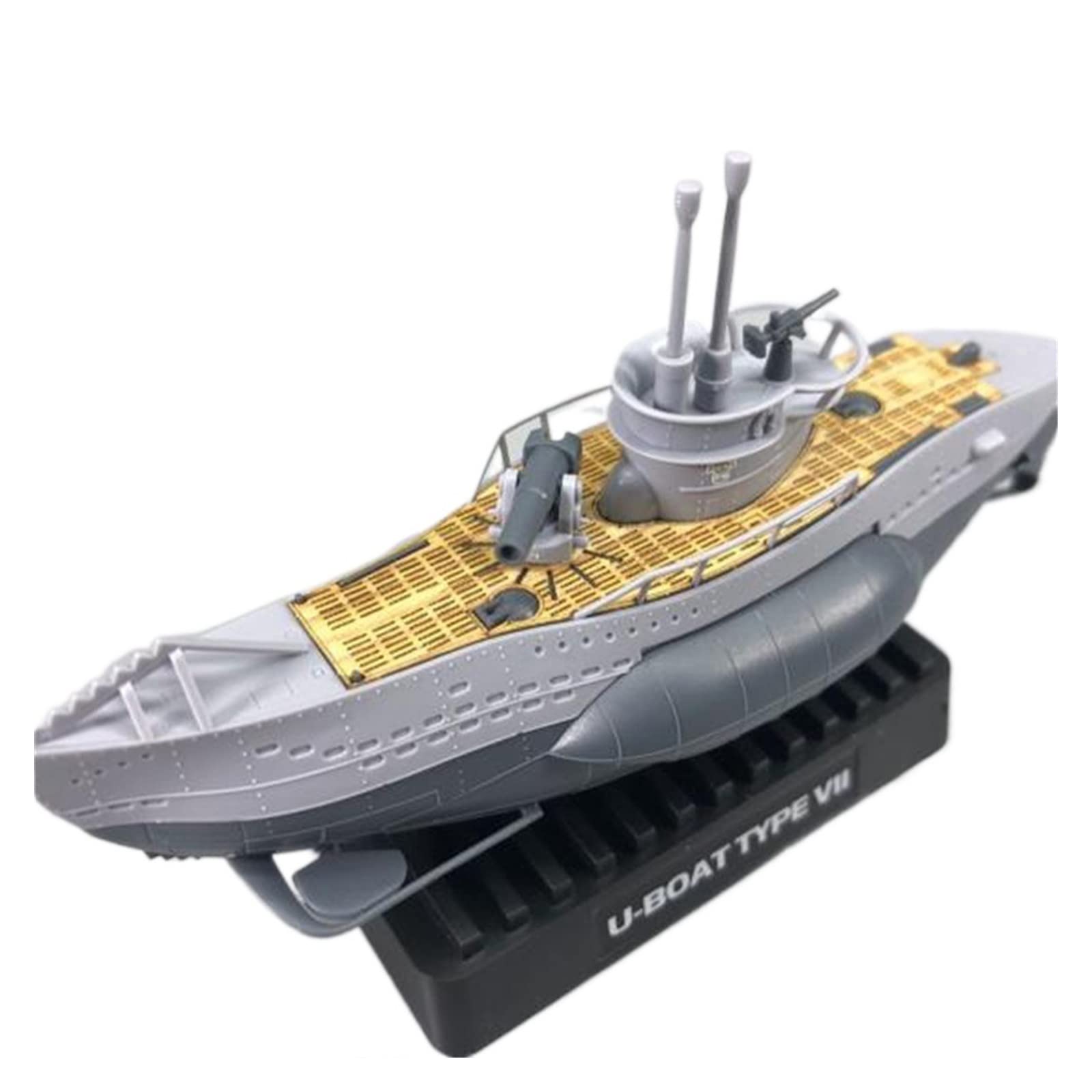 Amazon | Uボート VII型 Q版 ドイツ潜水艦タイプ 木甲板付 模型キット