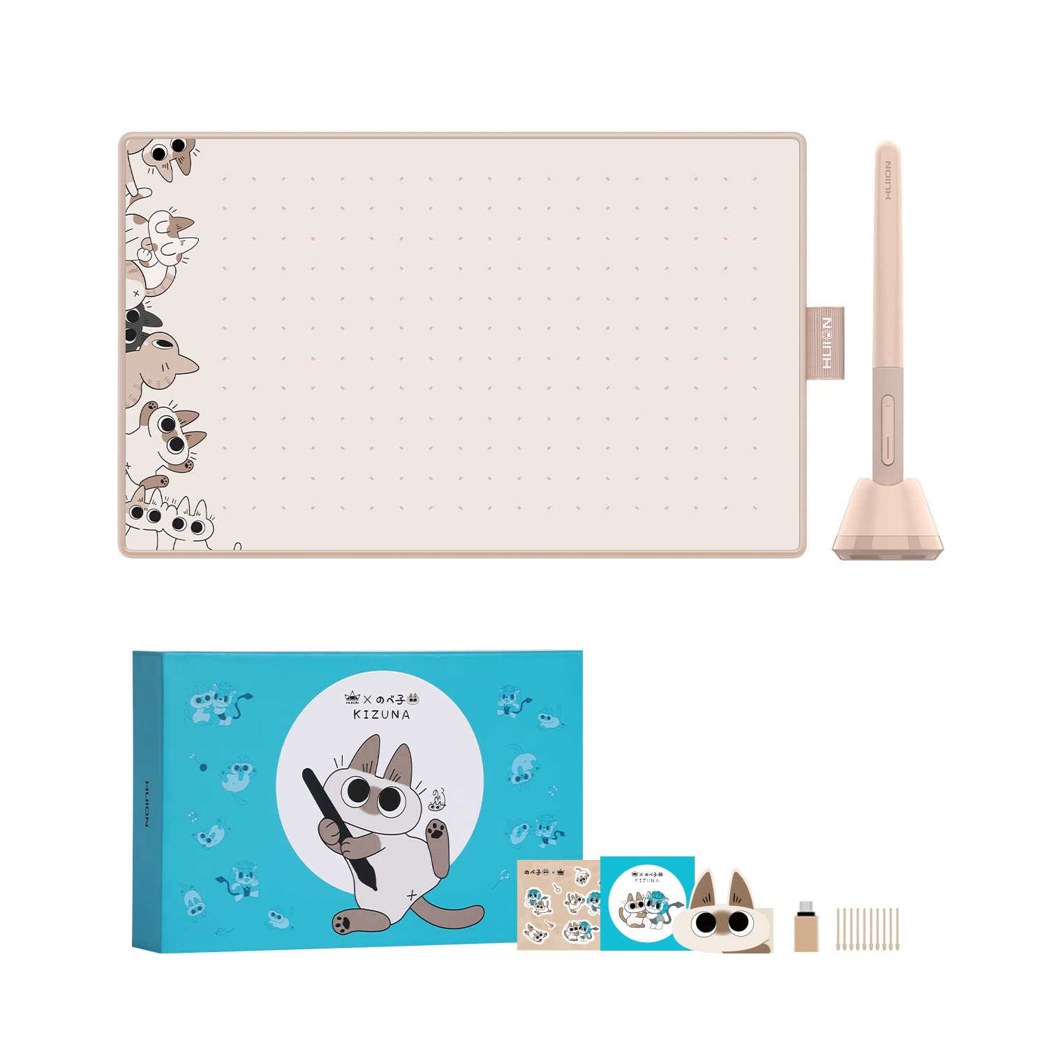 Amazon | 【日本限定】 HUION KIZUNA ペンタブ ペンタブレット のべ子