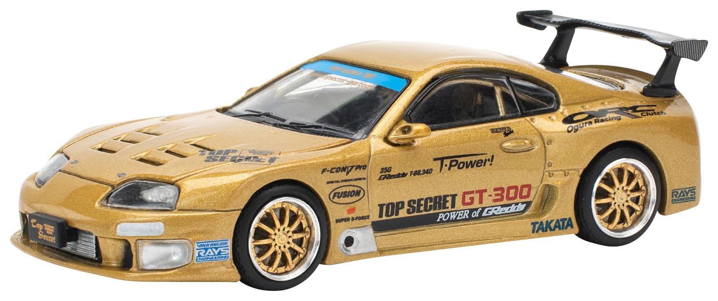 Amazon | POP RACE 1/64 トップシークレットGT300スープラ 完成品