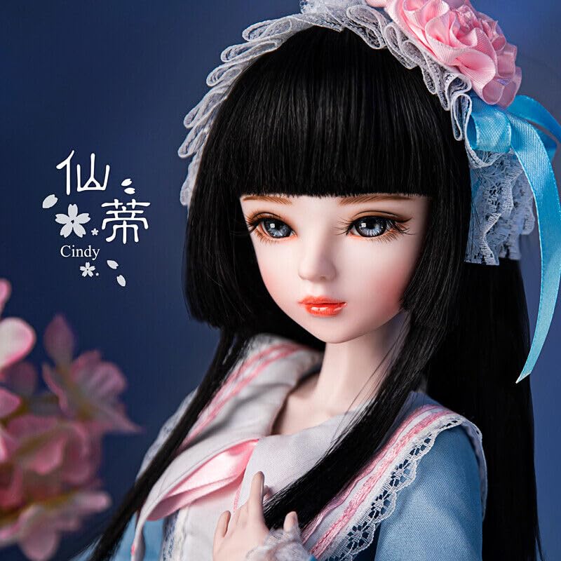 Amazon.co.jp: Meeler BJDドール フルセット 1/3 球体関節人形 女の子