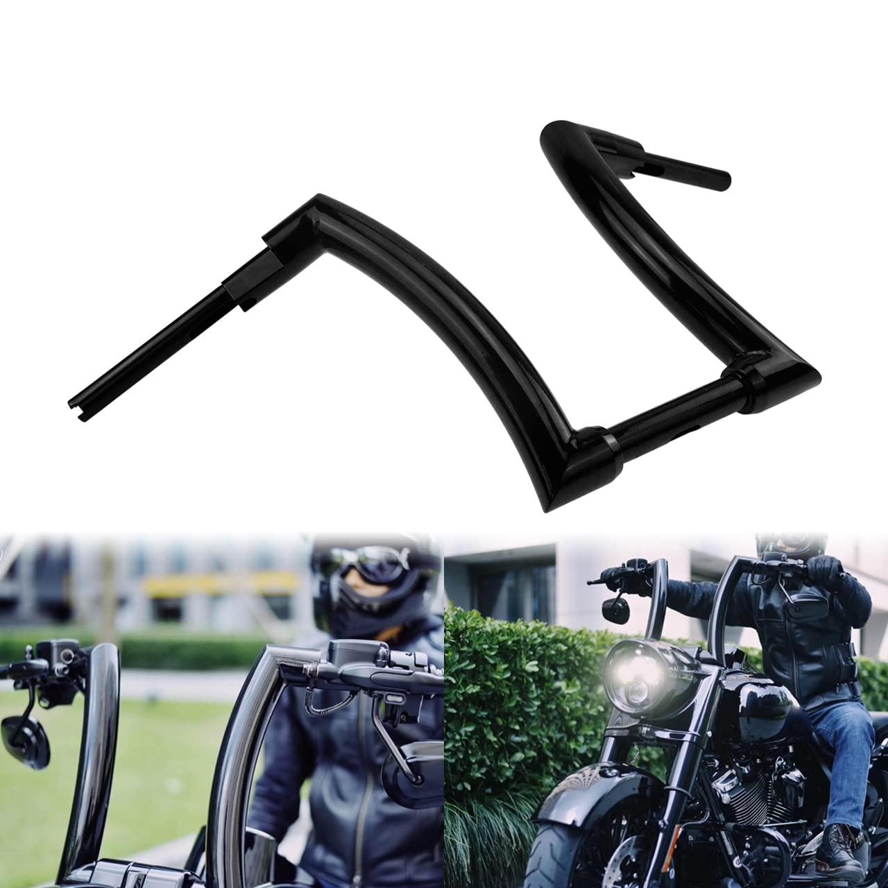 Amazon | HCmotorku バイク Zバーハンドル ハンドルバー 1インチ