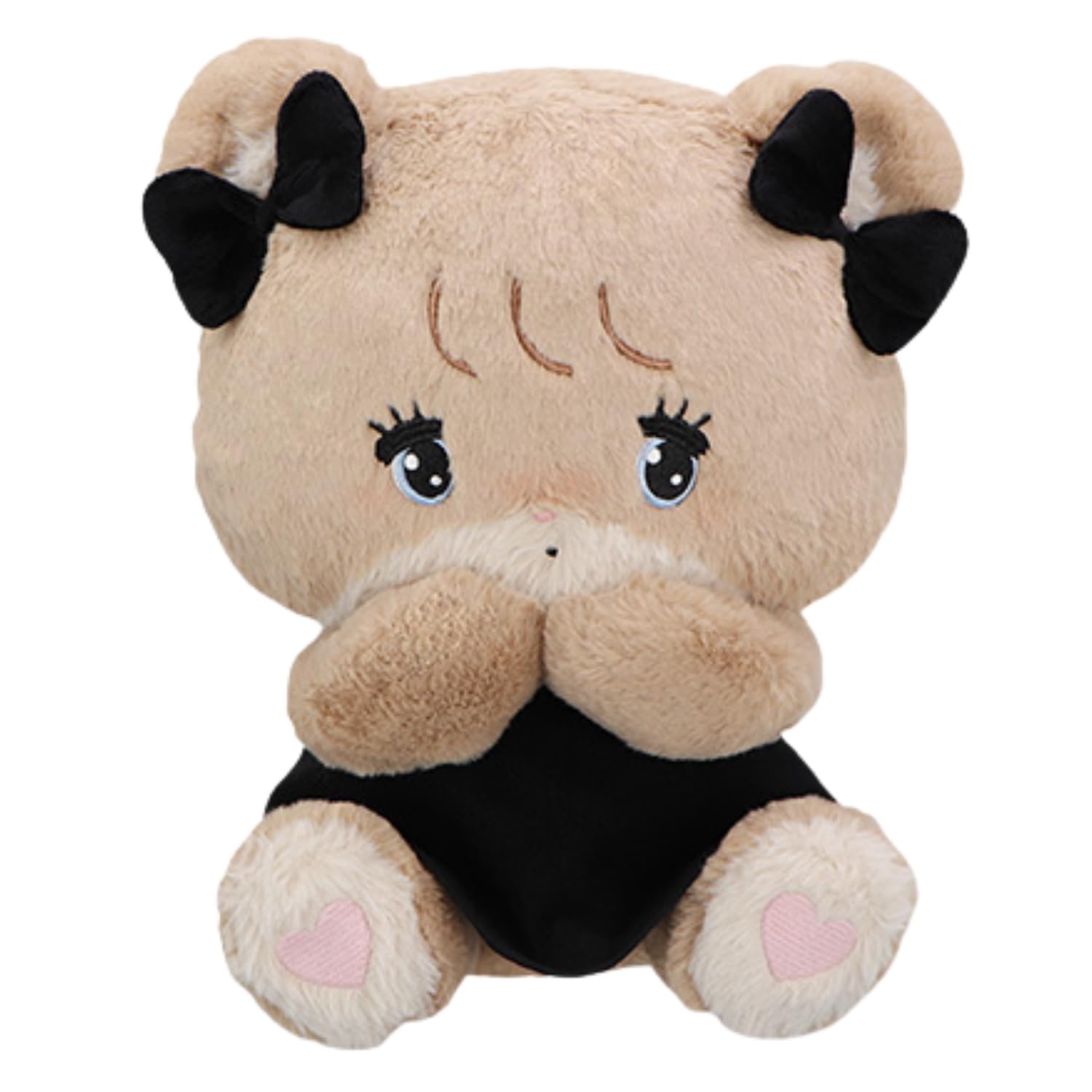 Amazon.co.jp: mikko BLACK RIBBON BIG ぬいぐるみ みっこ ブラック