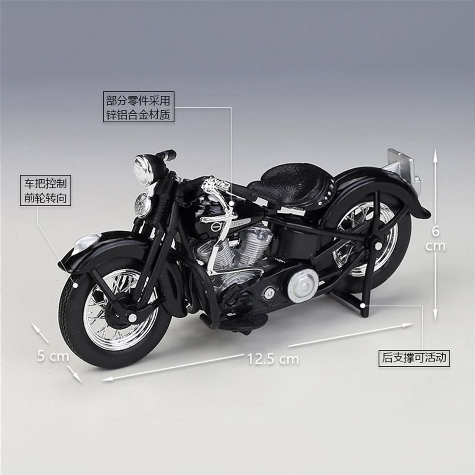 Amazon.co.jp: オートバイモデル 1:18 ハーレーダビッドソン FL パン