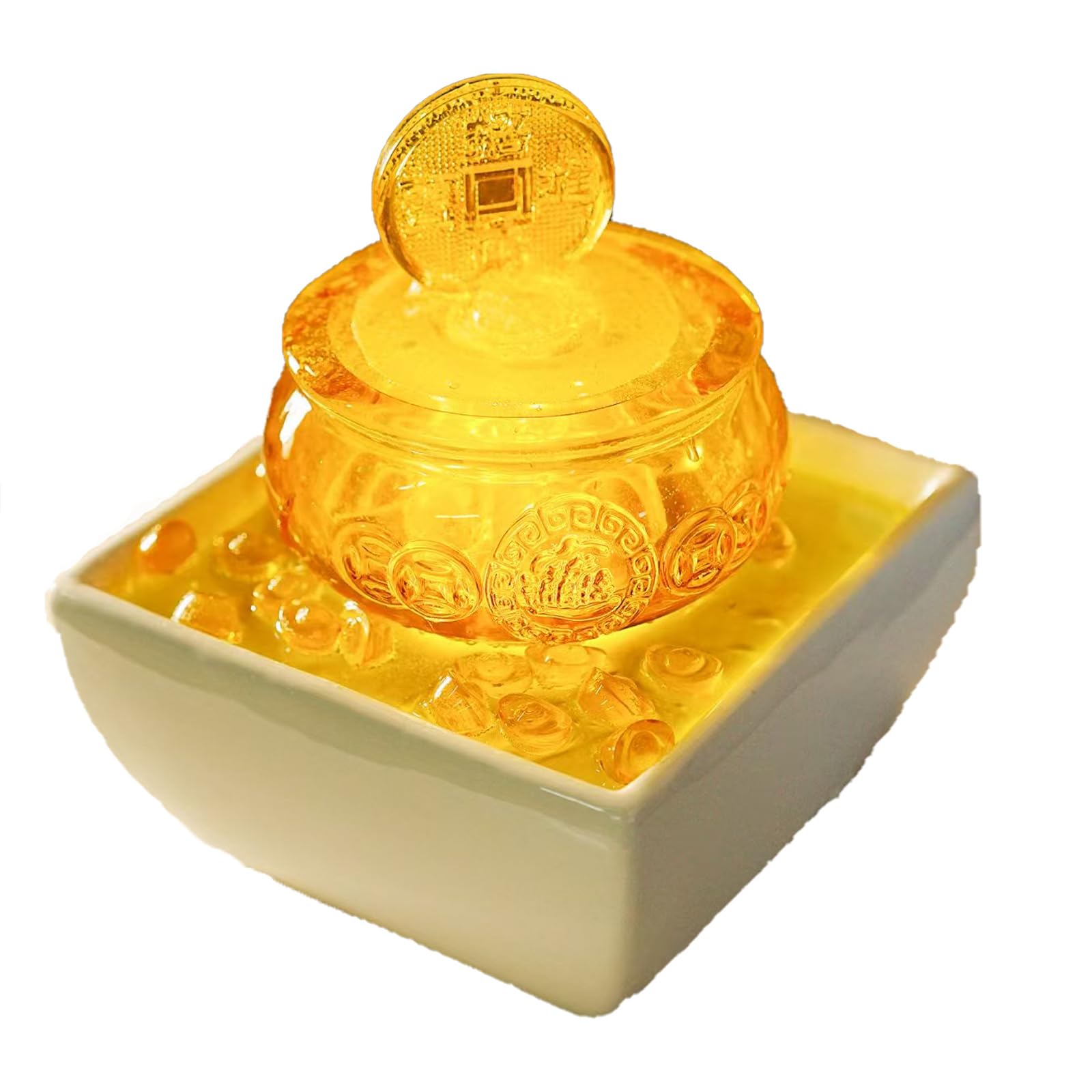 Amazon.co.jp: 卓上噴水 クリスタルファウンテン 水晶 噴水 運気アップ