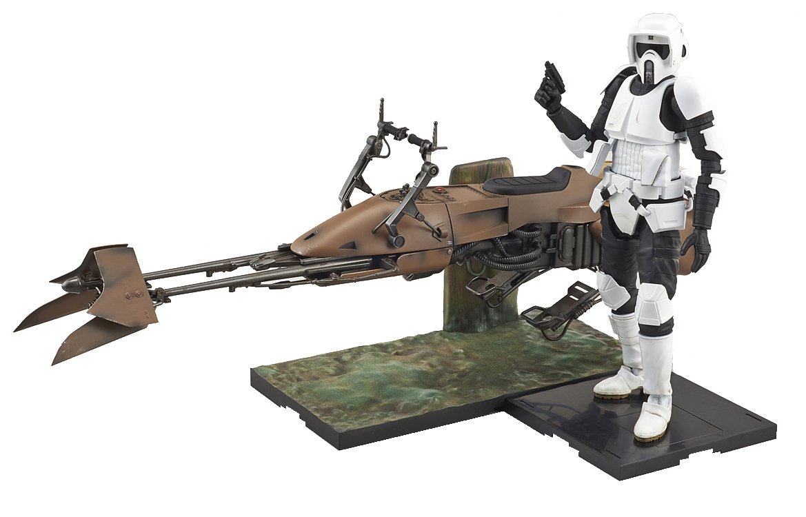 Amazon.co.jp: Star Wars 1/12 scout trooper and speeder bike : Hobbies