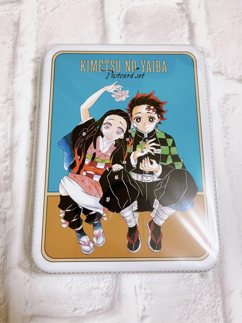 Amazon.co.jp: 鬼 滅 吾峠呼世晴原画展 缶入りポストカードセット 23枚