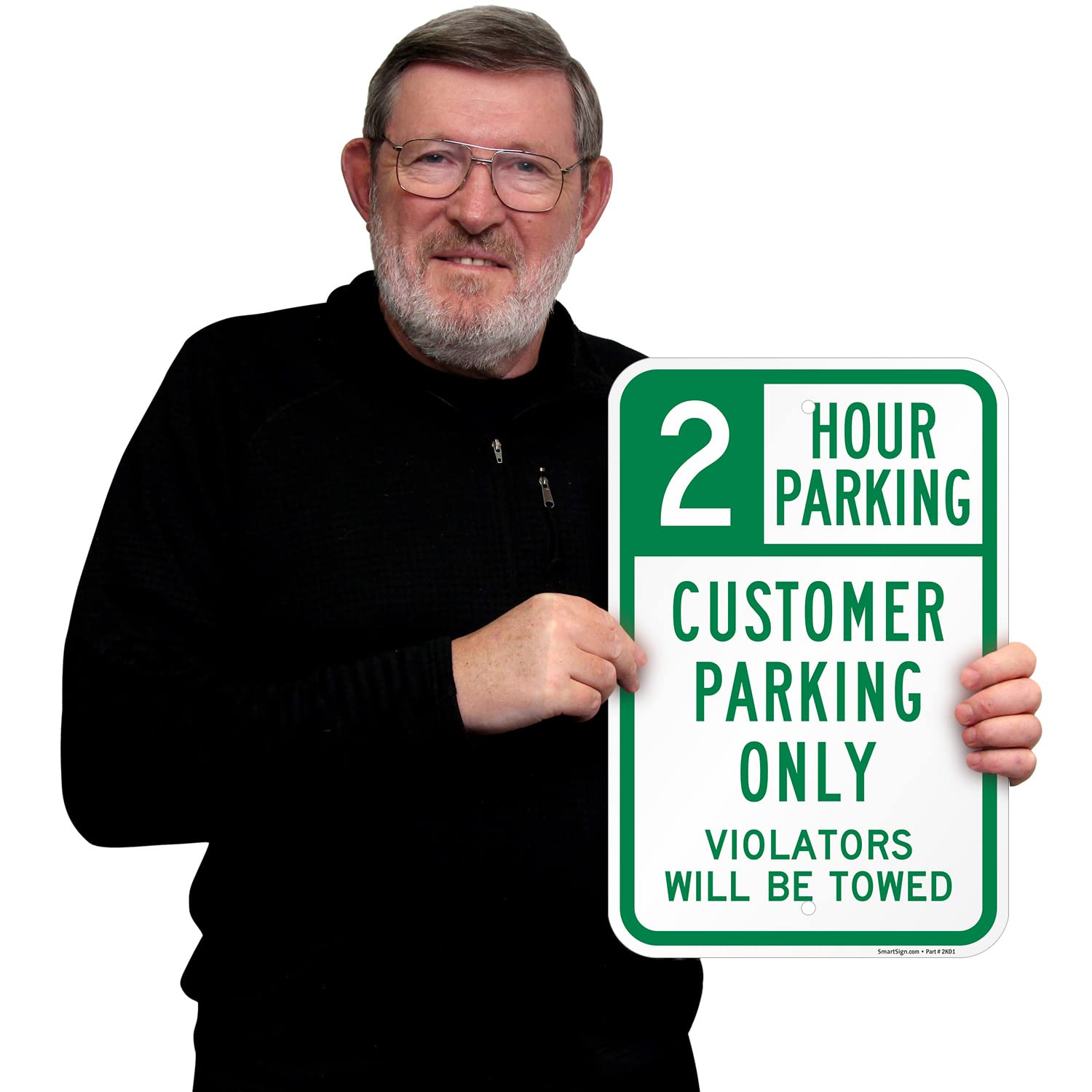2 Hour Parking - Customer Parking Only Violators Will Be Towed