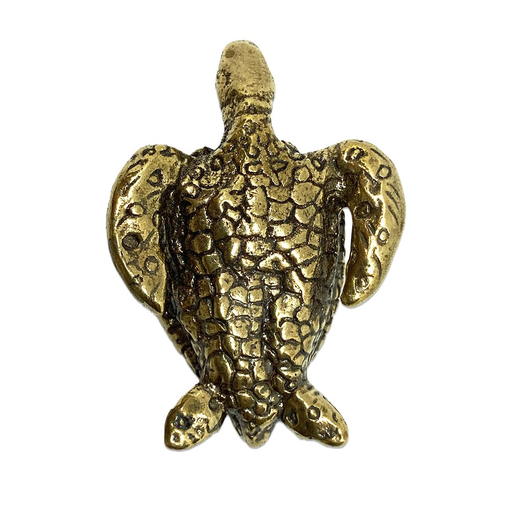 Amazon.co.jp: おさがめ オサガメ 長亀 カメ 海亀 真鍮製 長さ47mm 約